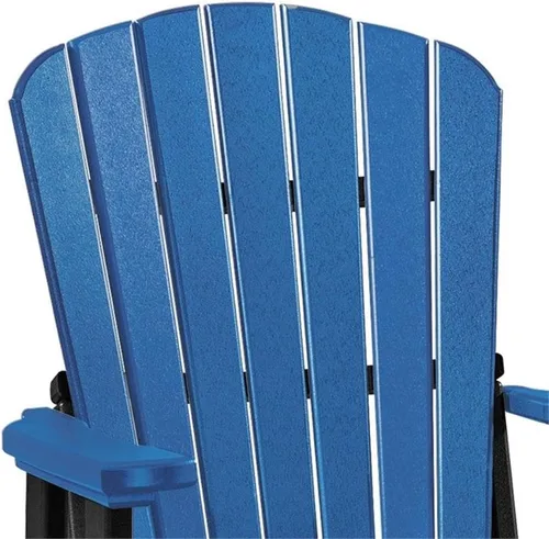 Vista 3 de American Furniture Classics 515BBK-K - Planeador doble con mesa, azul y negro