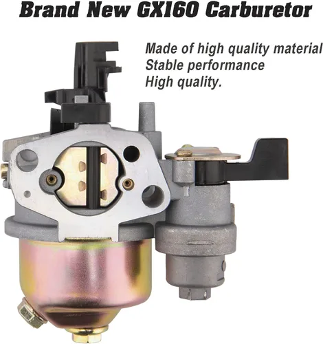Vista 6 de Carburador GX160 para Honda GX120 GX140 GX160 GX168 GX200 5HP 5.5HP 6.5HP Carburadores de motor pequeño, carburador GX 160 con kit de afinación