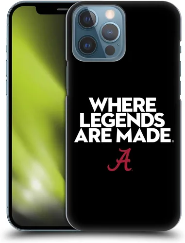 Vista 10 de Head Case Designs Funda rígida con licencia oficial de la Universidad de Alabama UA Bama compatible con Apple iPhone 13 Pro Max