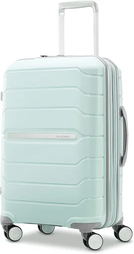 Vista 40 de Samsonite Freeform de carcasa rígida expandible con ruedas giratorias dobles, Negro