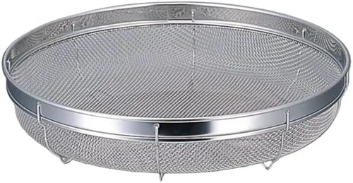 Vista 4 de Colador de oro italiano en forma industrial de una mano (copatrón) 5.9 in SB-015