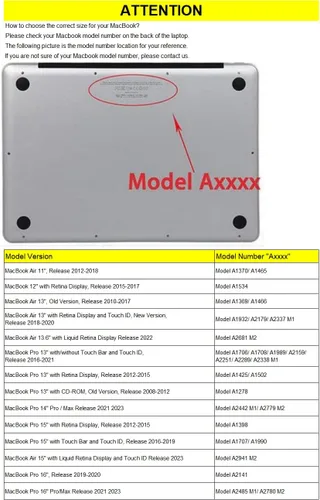 Vista 6 de Carcasa rígida compatible con MacBook Pro de 13 pulgadas 2012 2011 2010 2009 2008 versión antigua modelo A1278 con CD-ROM, cubierta rígida