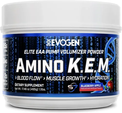 Vista 9 de Evogen Amino K.E.M. - Volumizador de Bomba en Polvo EAA y BCAA Suplemento de Aminoácidos BCAA para Flujo Sanguíneo, Crecimiento Muscular e