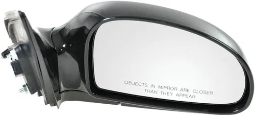 Vista 101 de TRQ Cubierta cromada del espejo manual del lado del pasajero, acabado liso para Volvo VNL 2004-2014 Para Volvo VNL 2004-2014