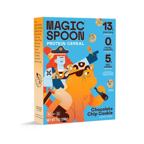 Vista 27 de Cereal Magic Spoon - Cereales Altos en Proteínas - Snacks Sin Azúcar y Comida para el Desayuno - Cereal Sin Granos y Sin Gluten - Snacks Saludables