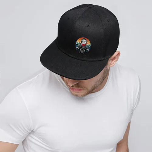 Vista 9 de Puerto Rico Hat Snapback Hats for Men Women, Puerto Rico Flag Design, Anjustable Trucker Cap Flat Brim