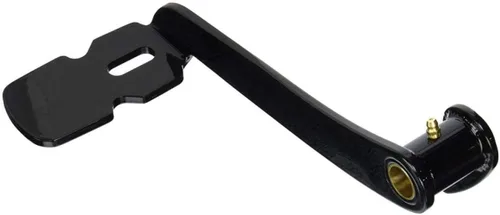 Vista 4 de Kuryakyn 9673 Pedal de freno extendido negro brillante con carenados inferiores: motocicletas Harley-Davidson Touring y Trike 2014-19
