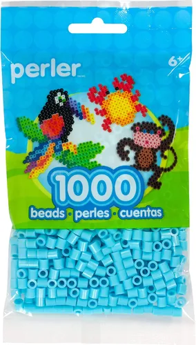 Vista 20 de Perler 80-15213 Cuentas fusibles para manualidades, 1000 piezas, naranja albaricoque