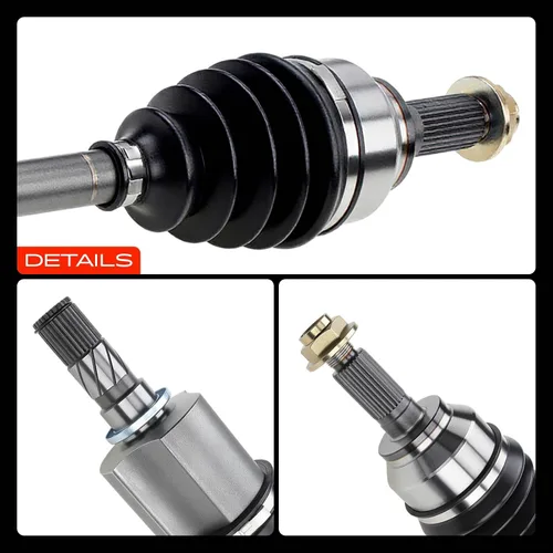 Vista 9 de A-Premium Juego de eje de transmisión compatible con Mazda 3 2005-2006, 5 2006-2008, L4 2.3L, transmisión automática, lado del conductor delantero