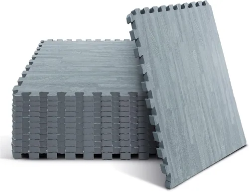 Vista 9 de Yes4All Alfombrillas Entrelazadas de EVA, Baldosas de Suelo tipo Rompecabezas, Acolchado de Suelo de Espuma con Borde para Muebles, Espacio