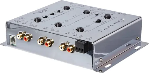 Vista 4 de Hifonics HFXR Crossover activo de 2 vías/3 vías, crossover de audio para automóvil con control remoto de graves