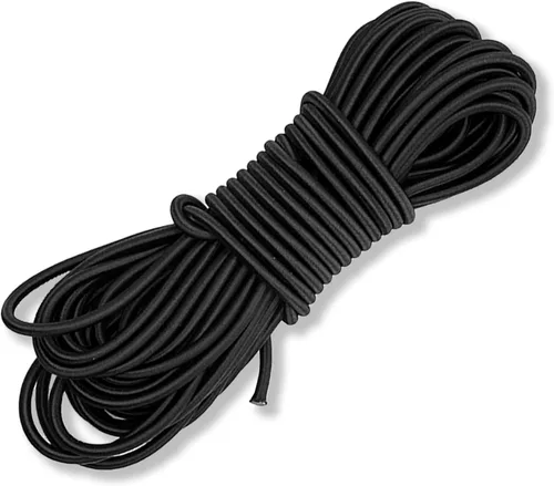 Vista 7 de Cuerda Elástica de Bungee, Cordón de Choque de Bungee Resistente, Cuerdas Elásticas de Poliéster para Acampar, Carpas, Carga, Cuerda Elástica