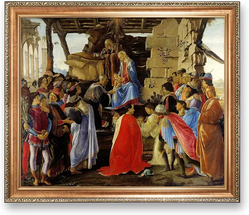 Vista 153 de A&T ARTWORK Adoración de los Reyes Magos por Sandro Botticelli The World Classic Art Reproductions, impresiones en lienzo giclée arte de pared