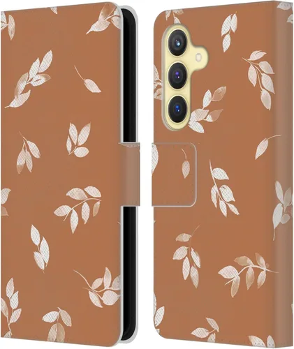 Vista 268 de Head Case Designs Officially Licensed Ninola Ditsy Flowers Yellow Nature Bold Leather Wallet Case Compatible with Samsung Galaxy A07 4G