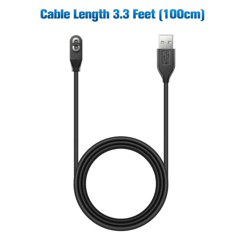 Vista 4 de Paquete de 2 cables de carga para Shokz Aeropex/OpenRun, OpenRun Pro, OpenRun Mini y OpenComm 2/UC, para cable de carga Aftershokz, cable USB
