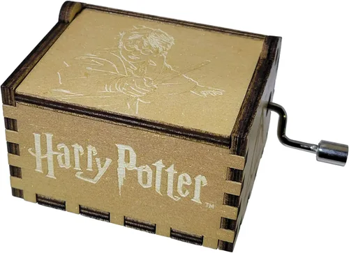 Vista 27 de TheLaser'sEdge Harry Potter Mini caja de música de regalo - Felicidad negra Negro
