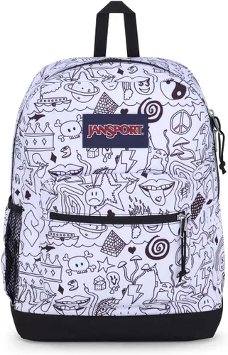 Vista 60 de JanSport Cross Town Plus - Mochila con compartimento principal grande, bolsillo lateral para botella de agua, funda acolchada para laptop de 15
