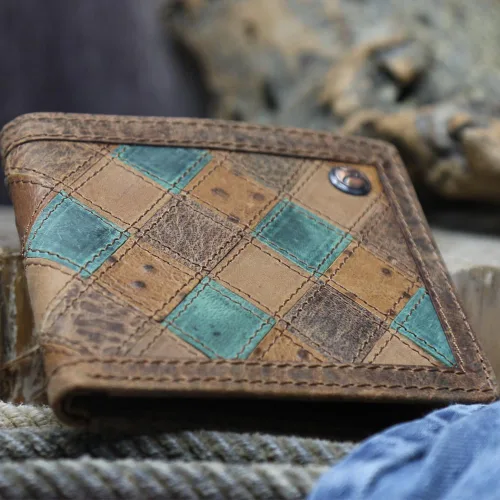 Vista 56 de HOOEY Cuero Bi-Fold Hombre, Hands-Up- Estampado Nómada, Talla única, 2812937