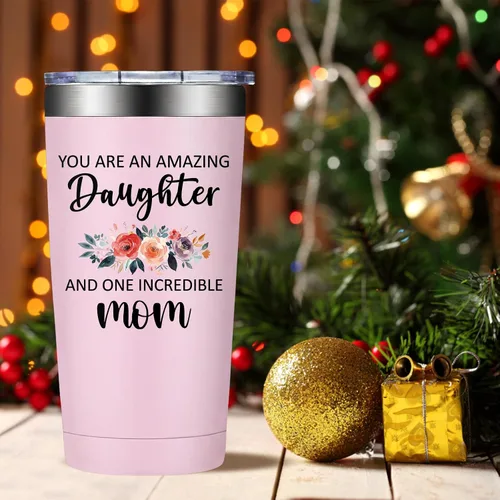 Vista 7 de Grifarny Daughter Gifts from Mom, Dad - Mothers Day, Valentines Day Gifts for Daughters Adult - You are an Amazing Daughter Tumbler 20 oz
