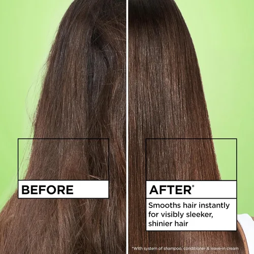 Vista 3 de Crema elegante e intensamente brillante, suave y deja acondicionado de Garnier Fructis, 10.2 Oz lq onzas.