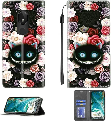 Vista 435 de jioeuinly ATT Motivate 2 - Funda compatible con ATT Motivate 2, funda con soporte abatible y cierre magnético DJS