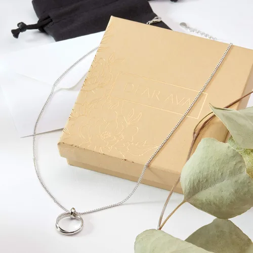 Vista 6 de Dear Ava Collar de regalo para mujeres y niñas, colgante de joyería moderna ajustable, idea de regalo de amor para ella con tarjeta sincera, regalos