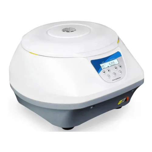 Vista 2 de SPINPLUS-6 Centrífuga digital de escritorio con 3074 RCF, 100-5000 rpm, pantalla LCD, incluye rotor de 15ML x 6
