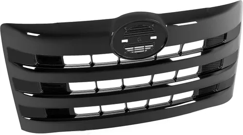 Vista 4 de HECASA Parrilla de parachoques delantero compatible con 2011-2018 Hino 238 258 268 338 Parrilla principal horizontal billet pintado negro
