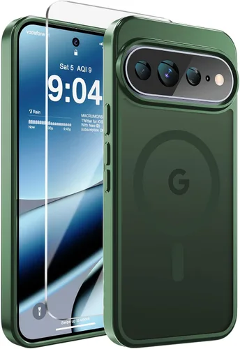 Vista 74 de WRJ Funda magnética para Google Pixel 11 Pro XL para Pixelsnap, color negro