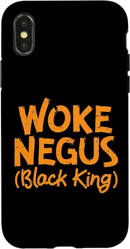 Vista 4 de Funda de regalo para iPhone 14 Woke Negus Black King Black Pride Afroamericanos