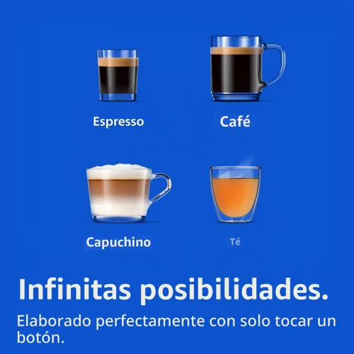 Vista 2 de Philips Máquina de café espresso totalmente automática serie 2300 con sistema de leche LatteGo y molinillo integrado, 4 preajustes de café y agua