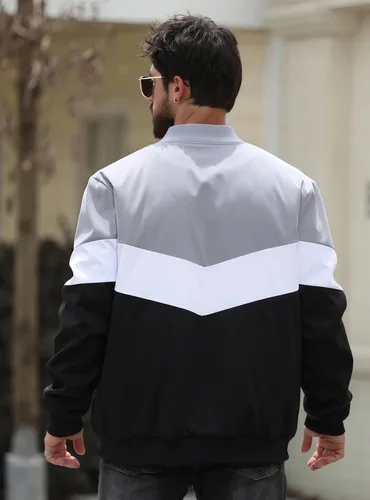 Vista 5 de HYPESTFIT Chaqueta bomber para hombre, casual, resistente al viento, para otoño e invierno, abrigos, acolchados, con aislamiento