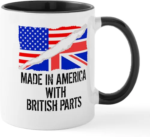 Vista 21 de CafePress British American Translations Taza de café de cerámica (11 oz)