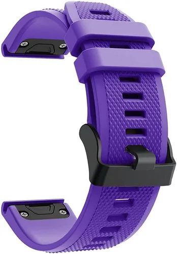 Vista 14 de REYDA Correa de silicona compatible con Garmin Fenix 8 Pro/8/E 1.850 in, 0.866 in, correa de reloj de ajuste rápido, suave y transpirable, pulsera