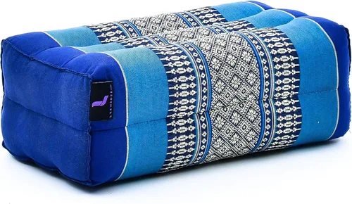 Vista 12 de Leewadee Bloque de yoga - Cojín de suelo para práctica de yoga, cojín de asiento de meditación para entrenamientos llenos de kapok CBT1 - Azul