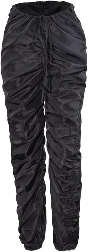 Vista 2 de VWIWV Pantalones deportivos casuales sueltos de cintura media con cordón fruncido a la moda ligeros pantalones harén