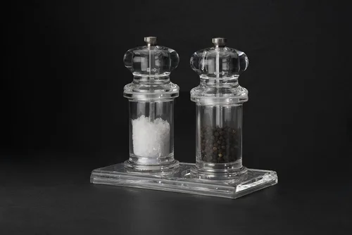 Vista 5 de Cole and Mason - Molinillo de sal y pimienta, acrílico Tray/Trivet for Spice Grinder, Kitchen Storage & Organization, Kitchen Accessories