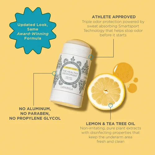 Vista 4 de LaVanila - Sport Luxe Desodorante Saludable - 2.2 oz / Vanilla Breeze