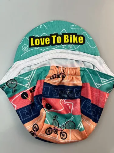 Vista 3 de Funny - Gorra de ciclismo de poliéster para ciclismo, forro de casco transpirable y absorción de sudor B11