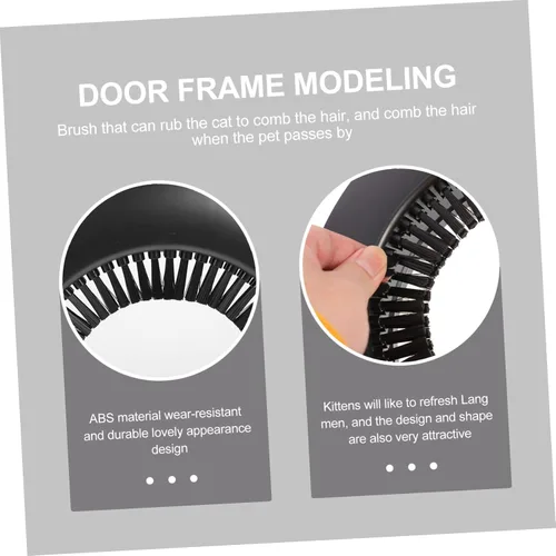 Vista 3 de Happyyami Two-Way Cat Door Brushed Design for Indoor Cat Door for Your Home