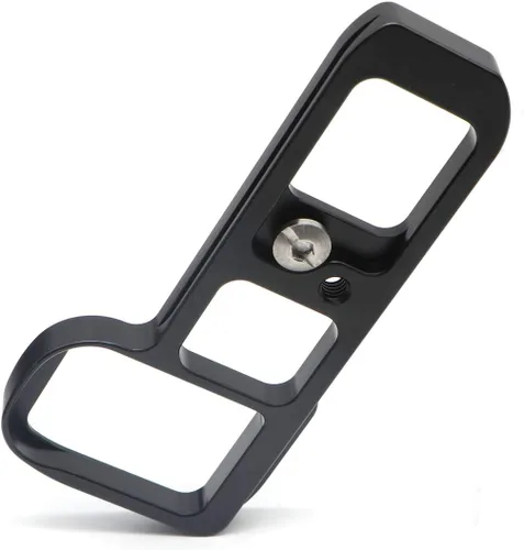 Vista 3 de Hand Grip - Placa base de metal de liberación rápida para Sony A7M3 A7III A7RIII A7R3 A9 con tornillo de 1/4 pulgadas y llave hexagonal, color negro