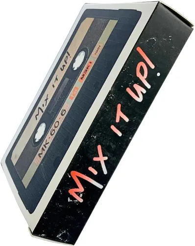 Vista 6 de ¡Mix It Up! Cassette Mixtape Juego de cartas Retro Deck Game Night para el amante de la música, cinta mix, gran regalo