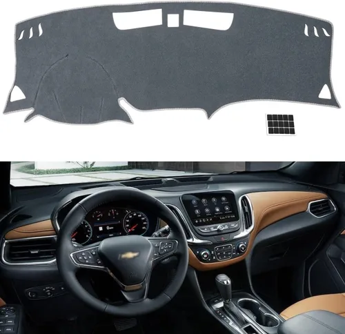 Vista 29 de TUCAREST Funda para salpicadero Compatible con Ch-Evy Silverado 1500/2500 HD/ 3500 HD 2019 2020 2021 2022 2023, GM-C Sierra 1500/2500 HD/ 3500 HD