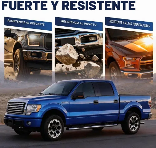 Vista 4 de PIT66 Protectores de parachoques delantero, almohadillas compatibles con Ford F150 2009-2014/no compatible con Harley Edition Driver and Passenger