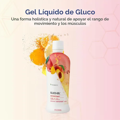 Vista 2 de Youngevity Majestic Earth - Mezcla líquida de gluco-gel para huesos Mezcla de huesos líquida de gran sabor, suplemento diario conveniente, botella