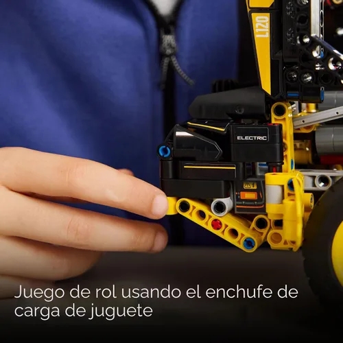 Vista 6 de LEGO Technic Volvo L120 - Cargadora de Ruedas Eléctrica Juguete de Construcción - Set de Construcción de Juego de Simulación - Gran Regalo