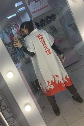 Vista 7 de Disfraz de cosplay japonés con capa de anime para adultos, 3 piezas con diadema y atuendo Accs