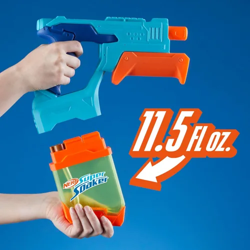 Vista 5 de Nerf Super Soaker Dunk-Fill - Paquete de 2, 2 pistolas de agua, tanques de llenado instantáneo fácil, simplemente sumerge y listo, tanques de 10.1