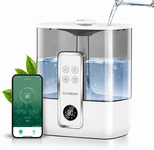 Vista 9 de FLYMOON Top Fill 5L Cool Mist Humidifiers with 28dB Black
