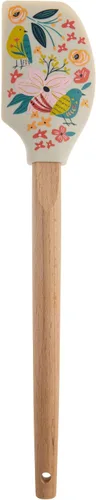 Vista 16 de Karma, espátula de silicona con mango de madera resistente al calor, espátulas para hornear, cocinar y mezclar, decoración moderna de cocina
